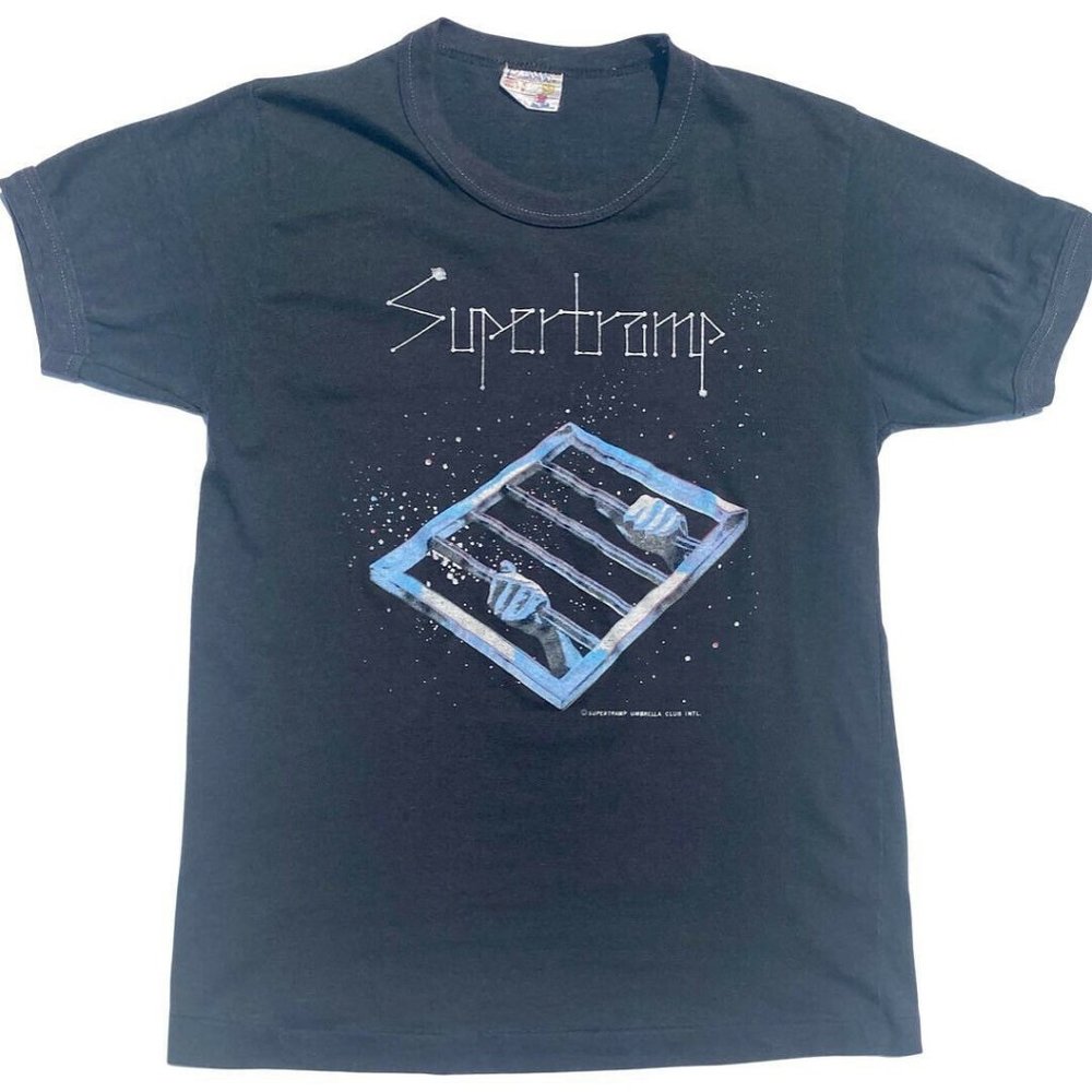 Vintage Original 70’s Supertramp Crime of the Century Shirt RARE